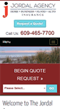 Mobile Screenshot of jordalagencyinsurance.com